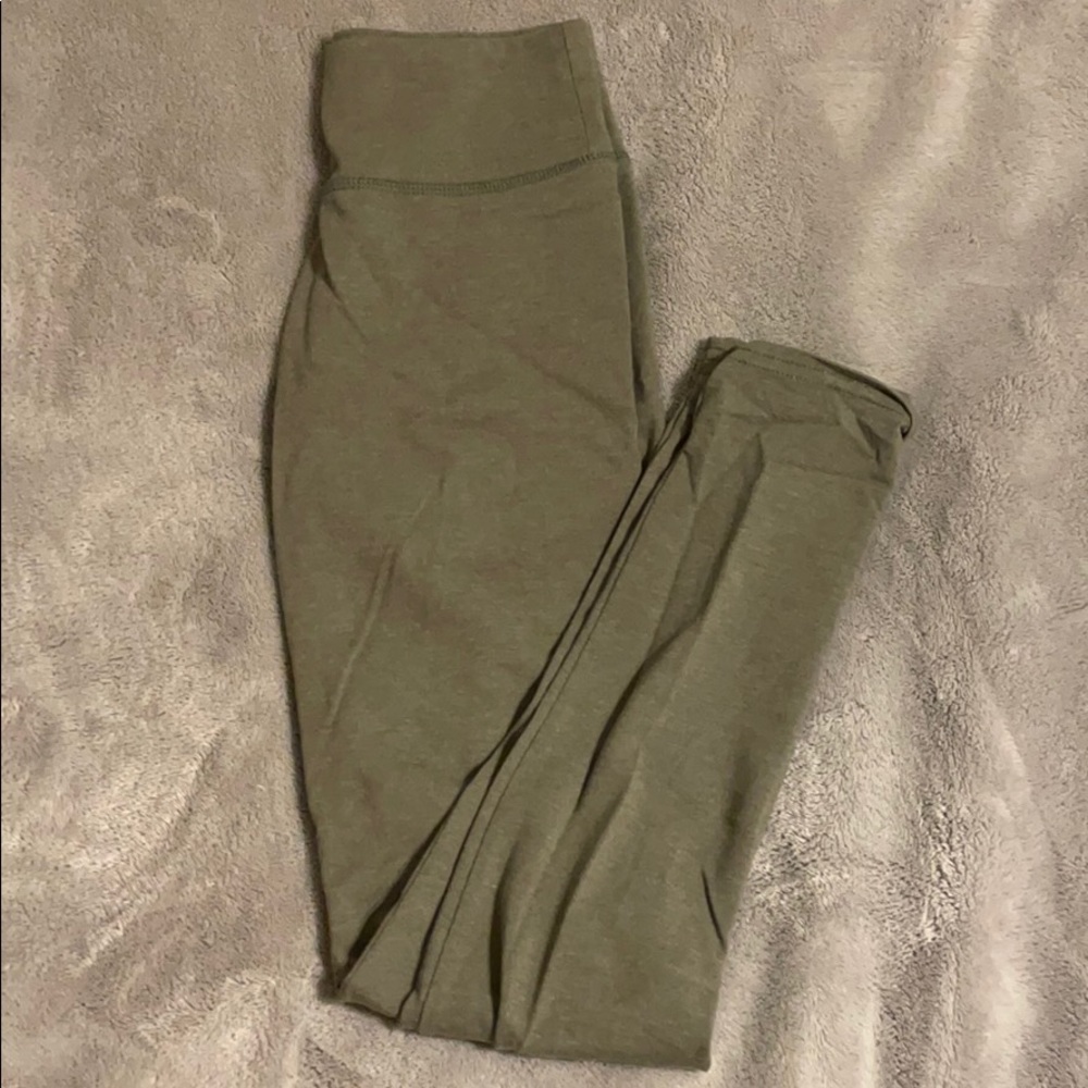 army green leggings